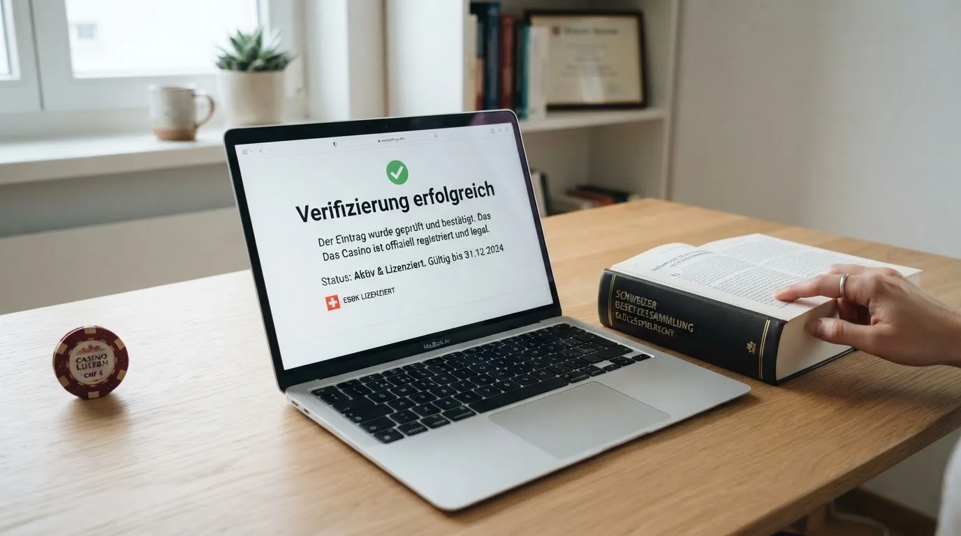 Amtliches Schreiben mit Stempel auf einem Schreibtisch neben einem Gesetzbuch — binance coin casino vergleich